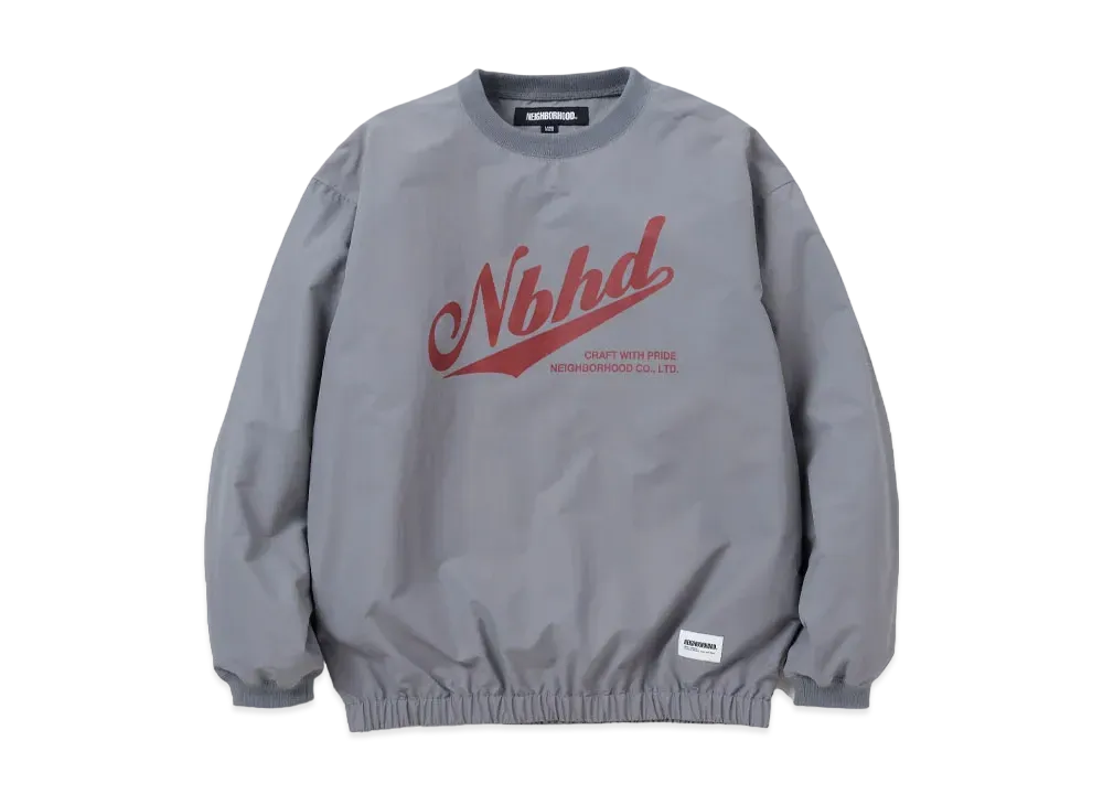 NEIGHBORHOOD Pullover Track Shirt LS "Gray"