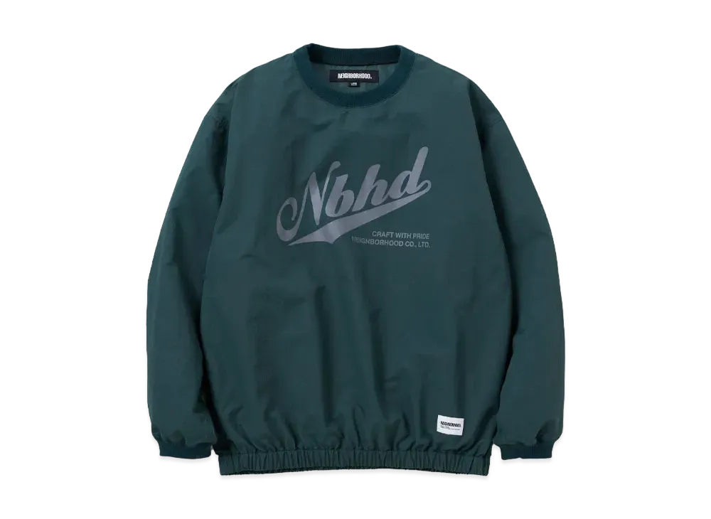 NEIGHBORHOOD Pullover Track Shirt LS "Green"