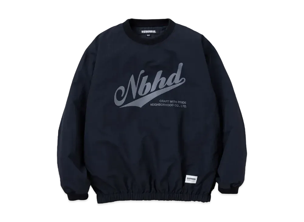 NEIGHBORHOOD Pullover Track Shirt LS "Black"
