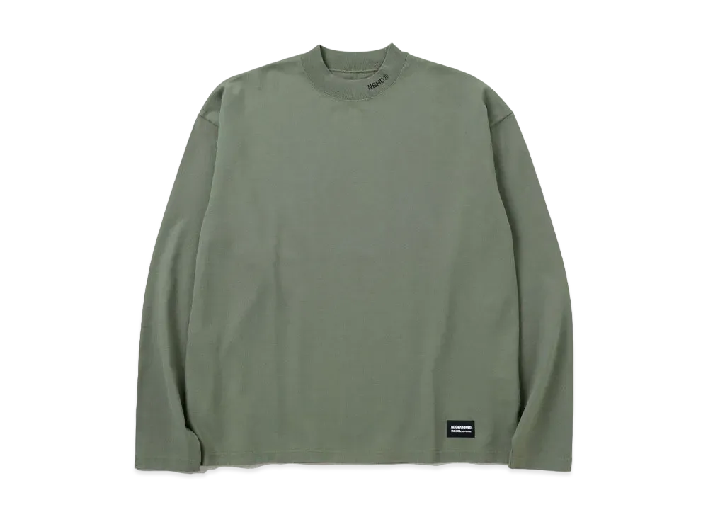 NEIGHBORHOOD Classic Mockneck LS "Olive Drab"