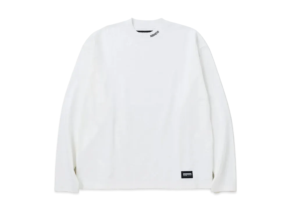 NEIGHBORHOOD Classic Mockneck LS "White"