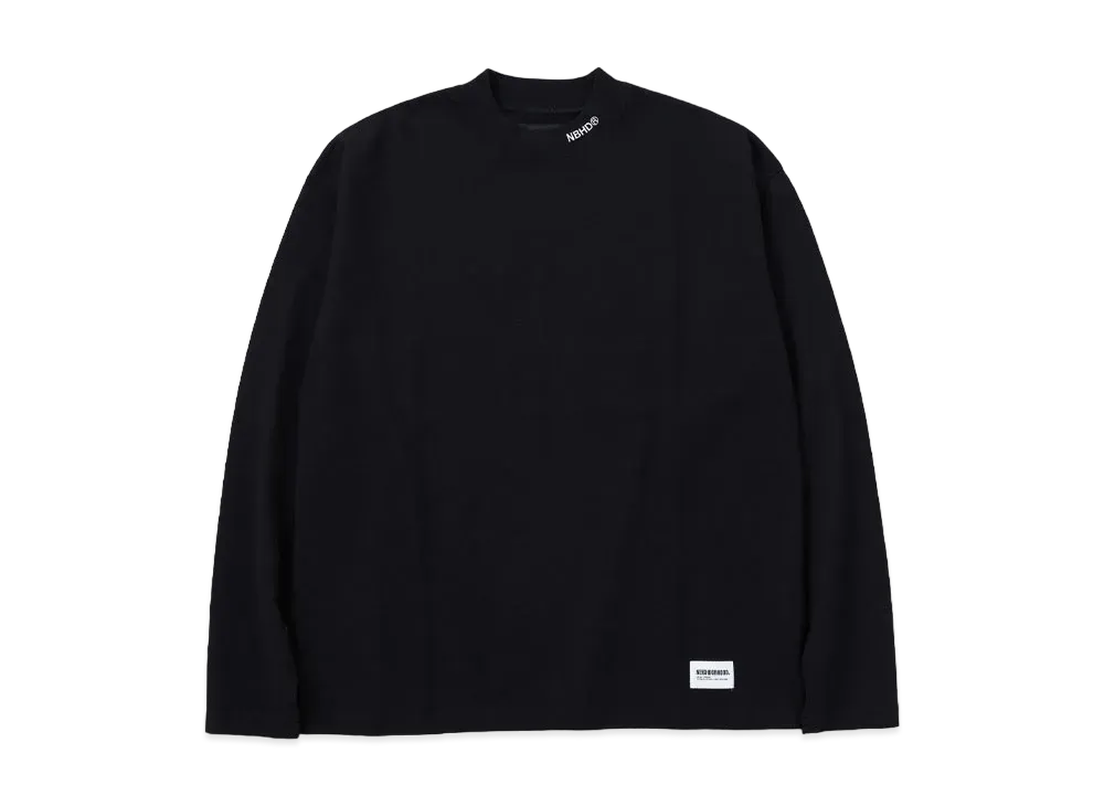 NEIGHBORHOOD Classic Mockneck LS "Black"