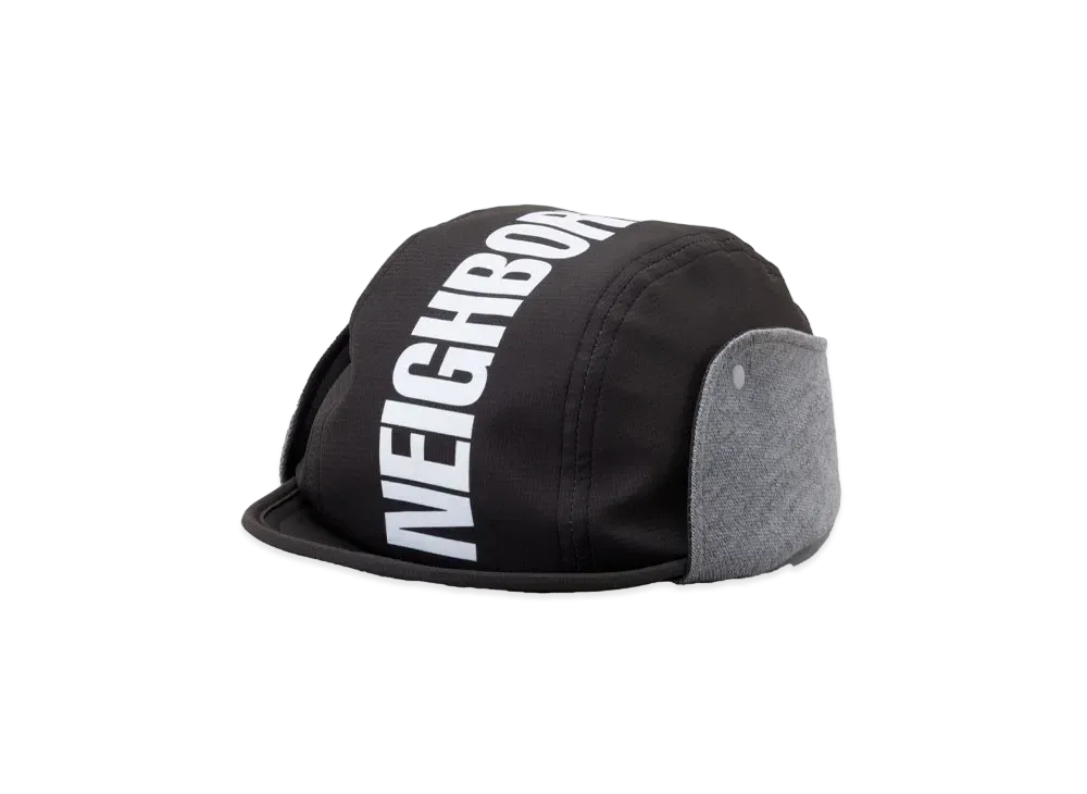NEIGHBORHOOD x Velo Spica . Flap Cap "Black"