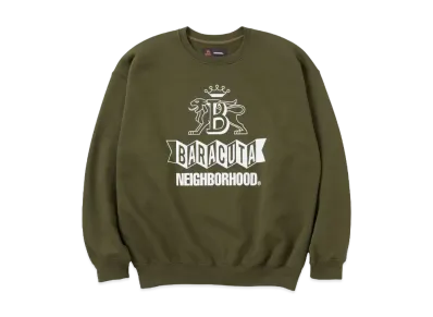 NEIGHBORHOOD x BARACUTA . Sweatshirt LS "Olive Drab"