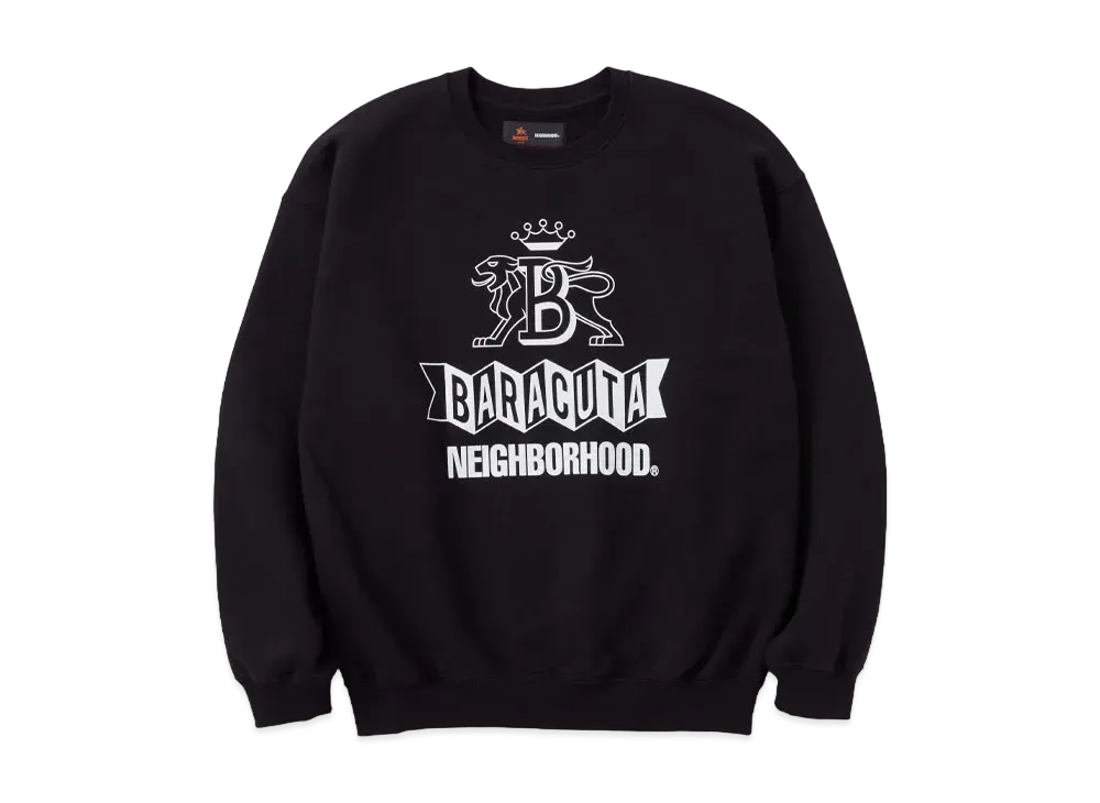 NEIGHBORHOOD x BARACUTA . Sweatshirt LS "Black"