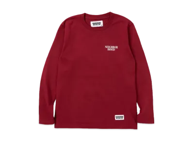 NEIGHBORHOOD OT . Tee LS-2 "Burgundy"