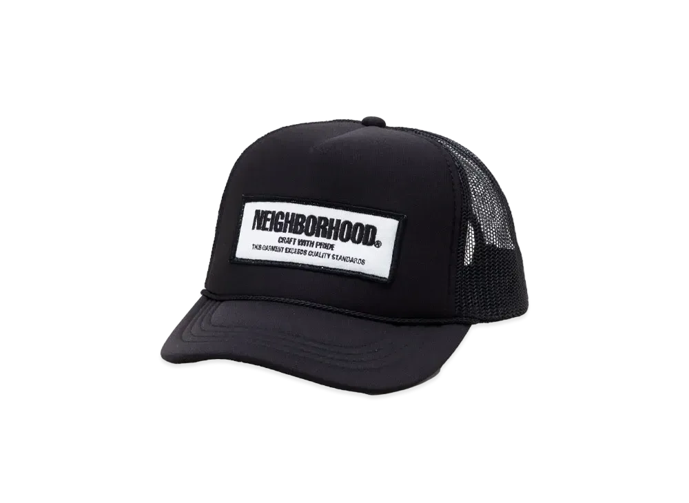 NEIGHBORHOOD OT . Mesh Cap "Black"