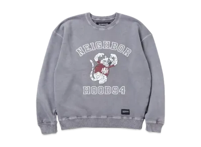 NEIGHBORHOOD Pigment Dyed Sweat Shirt LS "Gray"