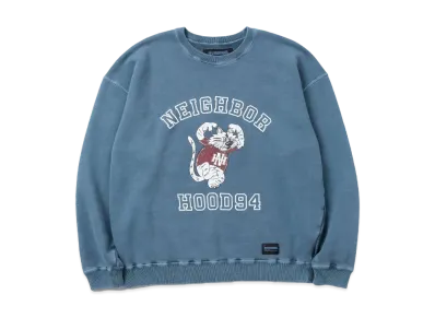 NEIGHBORHOOD Pigment Dyed Sweat Shirt LS "Navy"