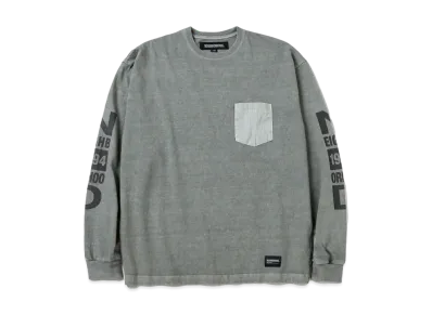 NEIGHBORHOOD Pigment Dyed Crewneck LS "Olive Drab"