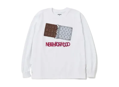 NEIGHBORHOOD NH . Tee LS-18 "White"