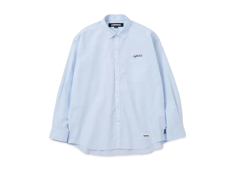 NEIGHBORHOOD Trad Shirt LS "Saxe"