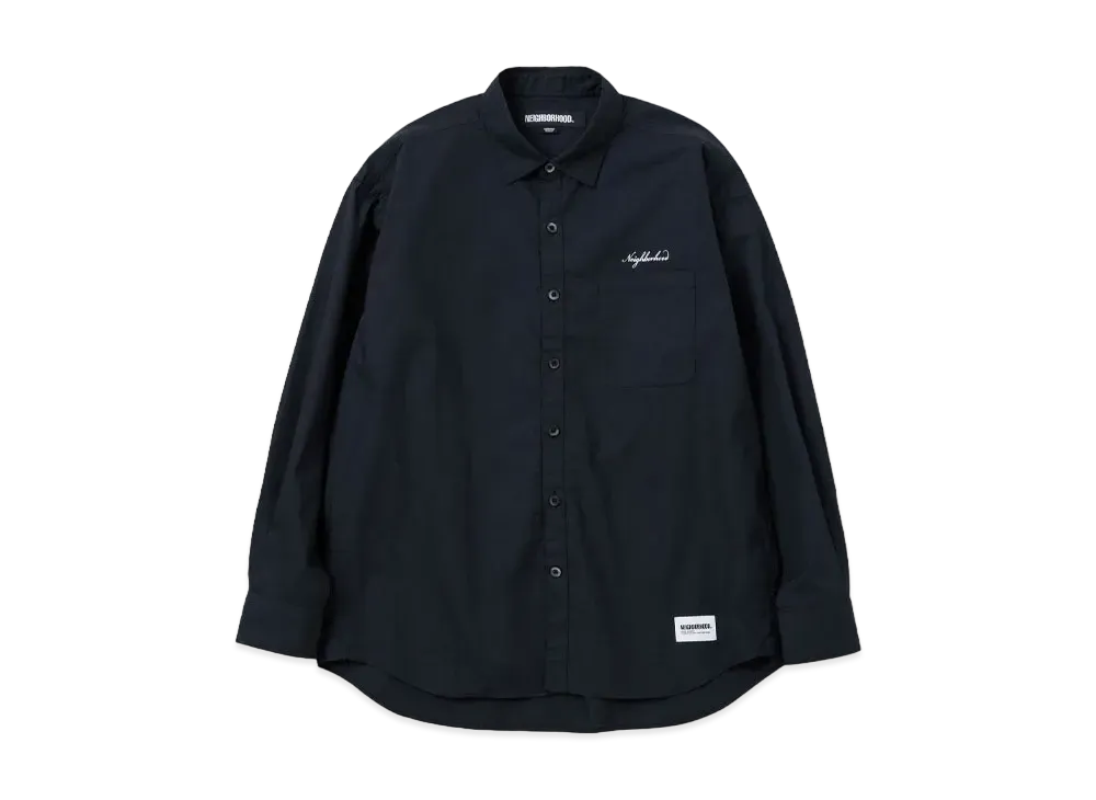 NEIGHBORHOOD Trad Shirt LS "Black"