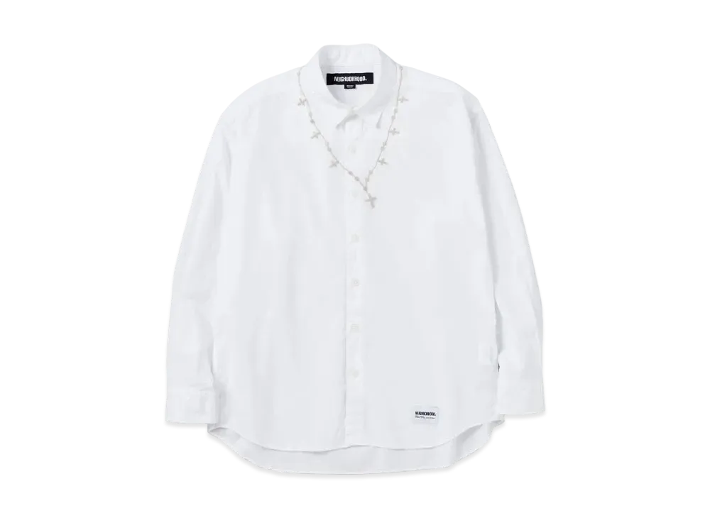 NEIGHBORHOOD Cross Embroidery Shirt LS 