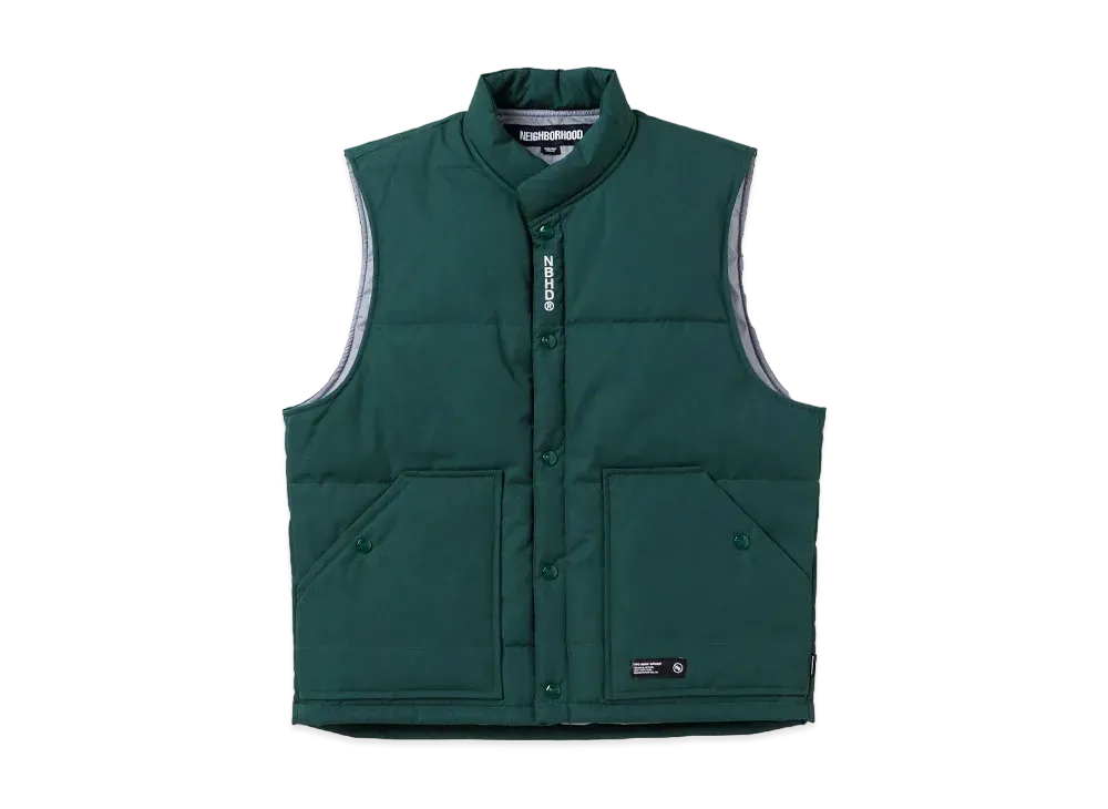 NEIGHBORHOOD Padded Tracker Vest "Green"