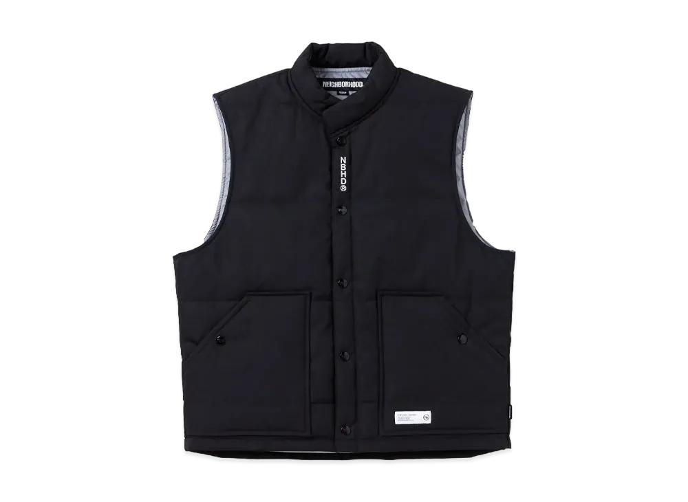 NEIGHBORHOOD Padded Tracker Vest "Black"