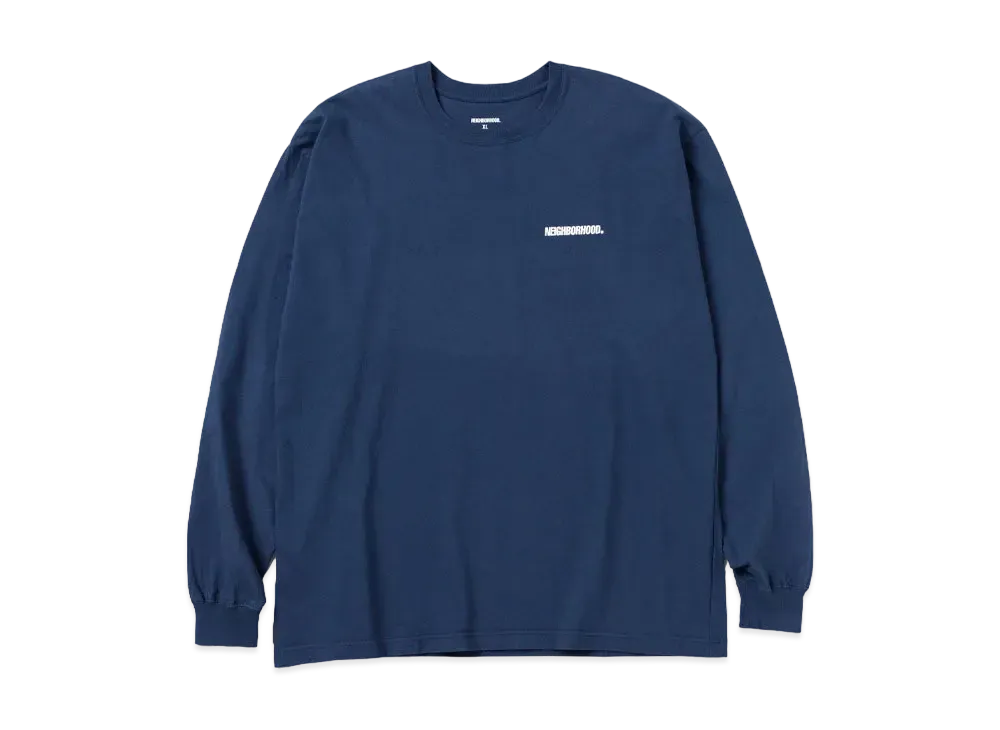 NEIGHBORHOOD NH . Tee LS-1 "Navy"