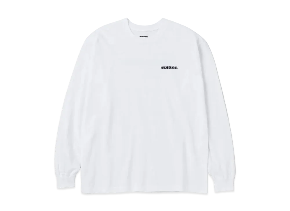 NEIGHBORHOOD NH . Tee LS-1 "White"
