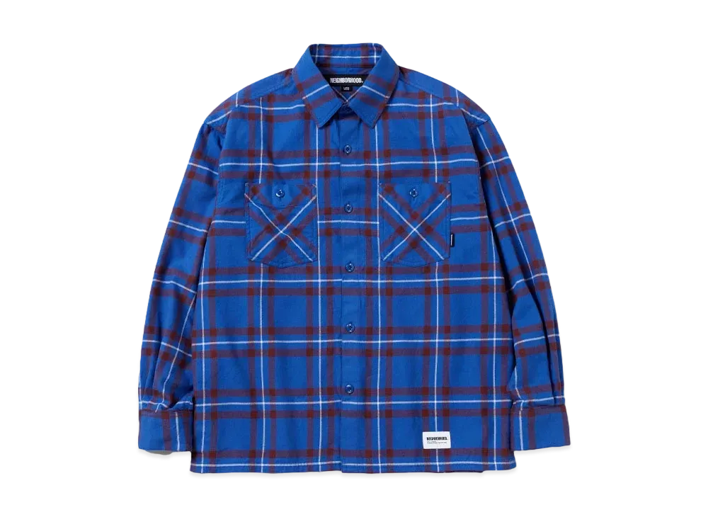 NEIGHBORHOOD Tartan Check Shirt LS "Blue"