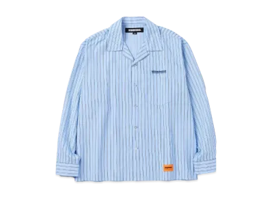NEIGHBORHOOD Stripe Work Shirt LS "Saxe"