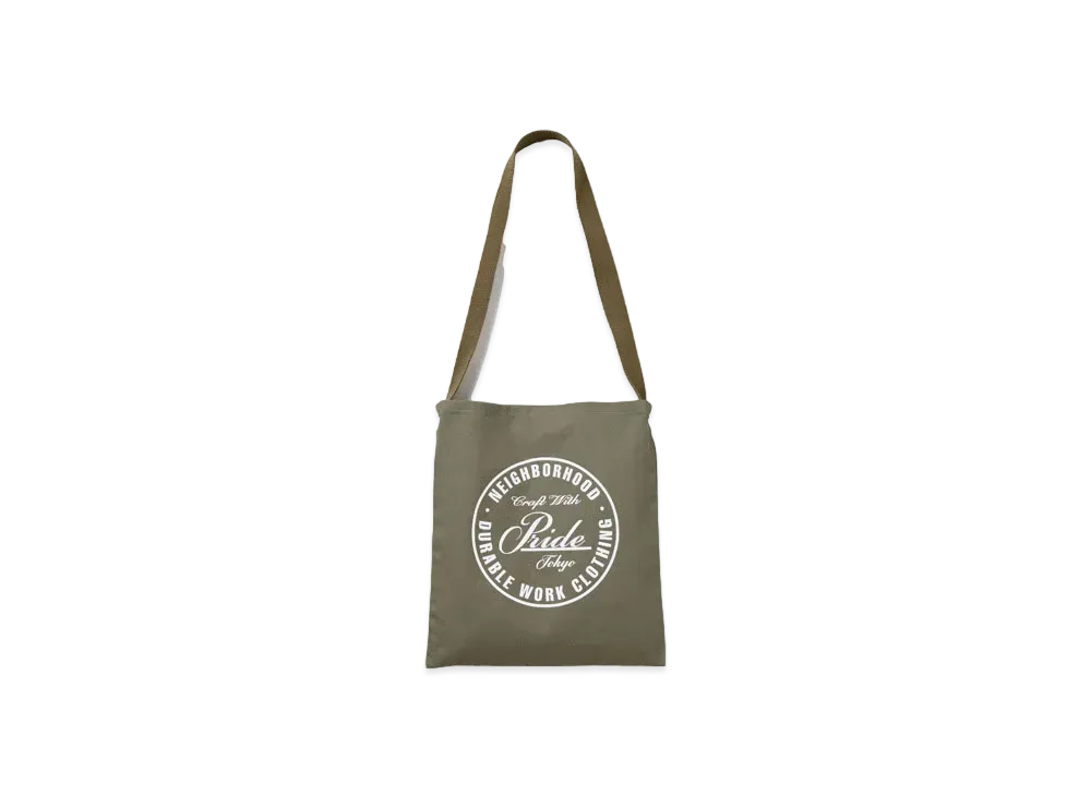 NEIGHBORHOOD Logo Shoulder Bag "Olive Drab"