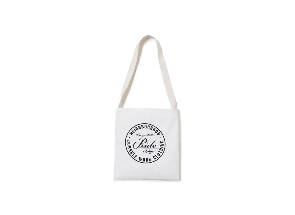 NEIGHBORHOOD Logo Shoulder Bag "Natural"