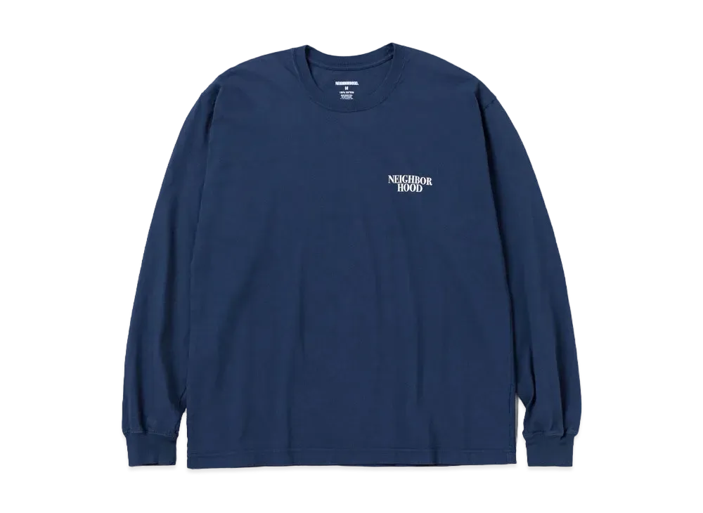 NEIGHBORHOOD NH . Tee LS-2 "Navy"