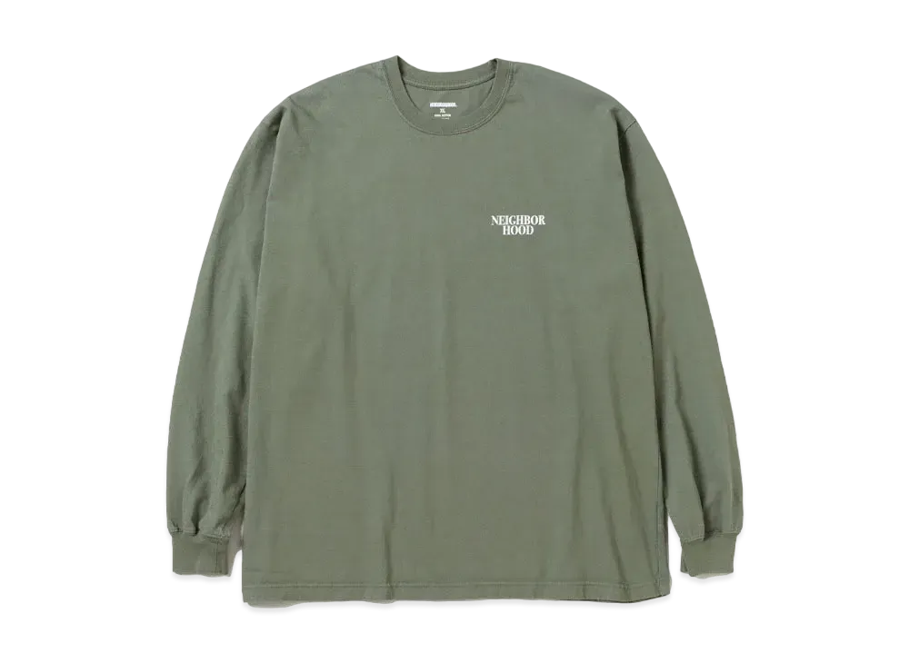 NEIGHBORHOOD NH . Tee LS-2 "Olive Drab"
