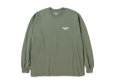 NEIGHBORHOOD NH . Tee LS-2 "Olive Drab"