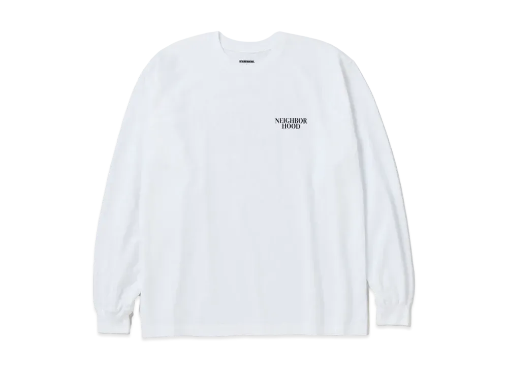 NEIGHBORHOOD NH . Tee LS-2 "White"