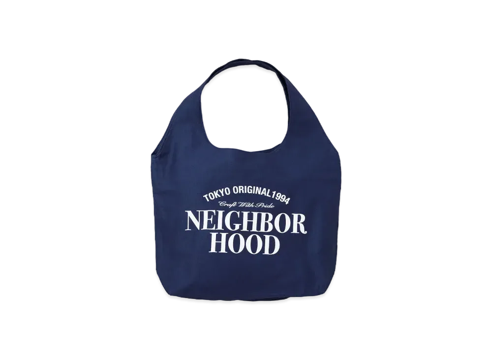 NEIGHBORHOOD Logo Tote Bag "Navy"