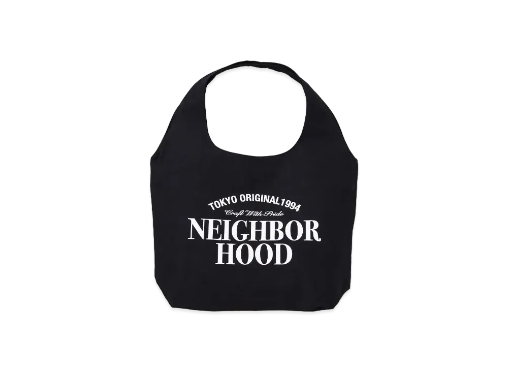 NEIGHBORHOOD Logo Tote Bag "Black"