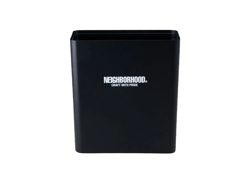 NEIGHBORHOOD Logo Trash Can "Black"