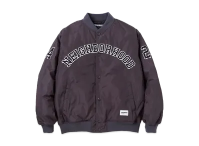 NEIGHBORHOOD Baseball Jacket "Charcoal"