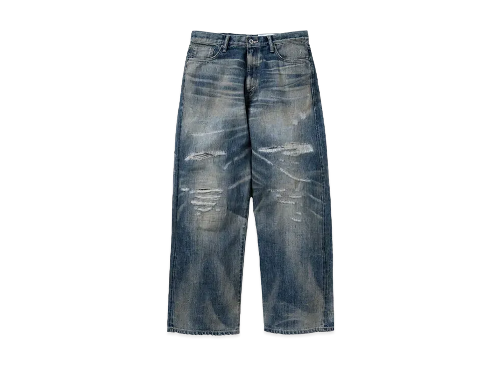 NEIGHBORHOOD Savage Denim DP Wide Pants "Indigo"