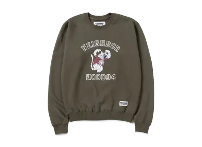 NEIGHBORHOOD OT . Sweat Shirt LS-1 "Olive Drab"