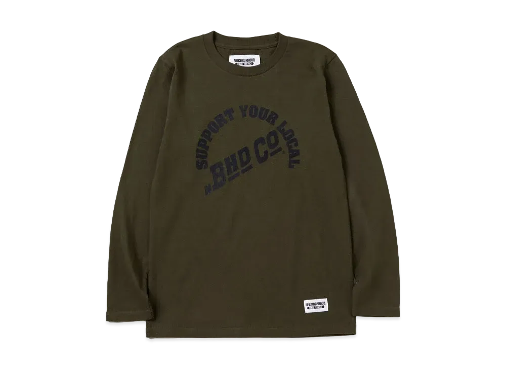 NEIGHBORHOOD OT . Tee LS-3 "Olive Drab"