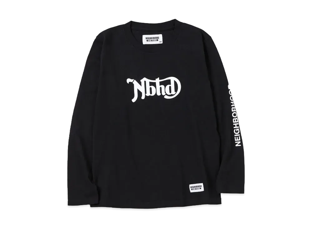 NEIGHBORHOOD OT . Tee LS-4 "Black"