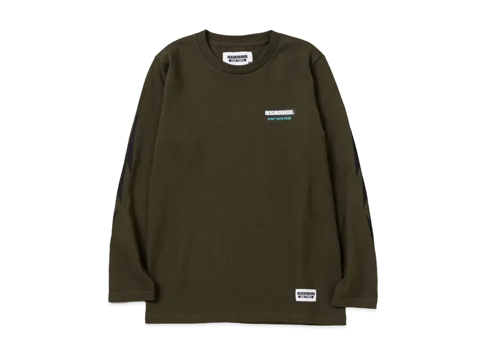 NEIGHBORHOOD OT . Tee LS-6 "Olive Drab"