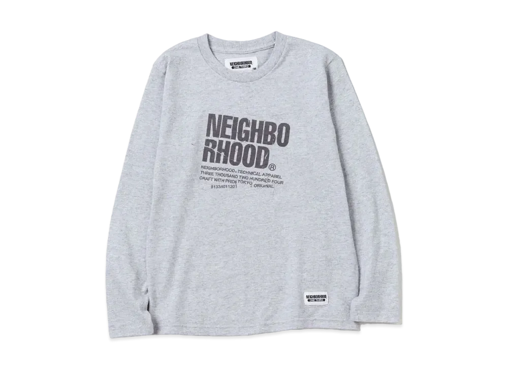 NEIGHBORHOOD OT . Tee LS-7 "Gray"