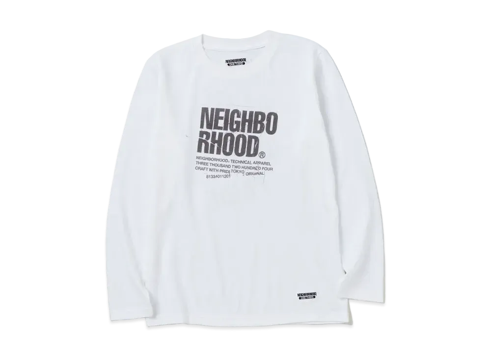 NEIGHBORHOOD OT . Tee LS-7 "White"