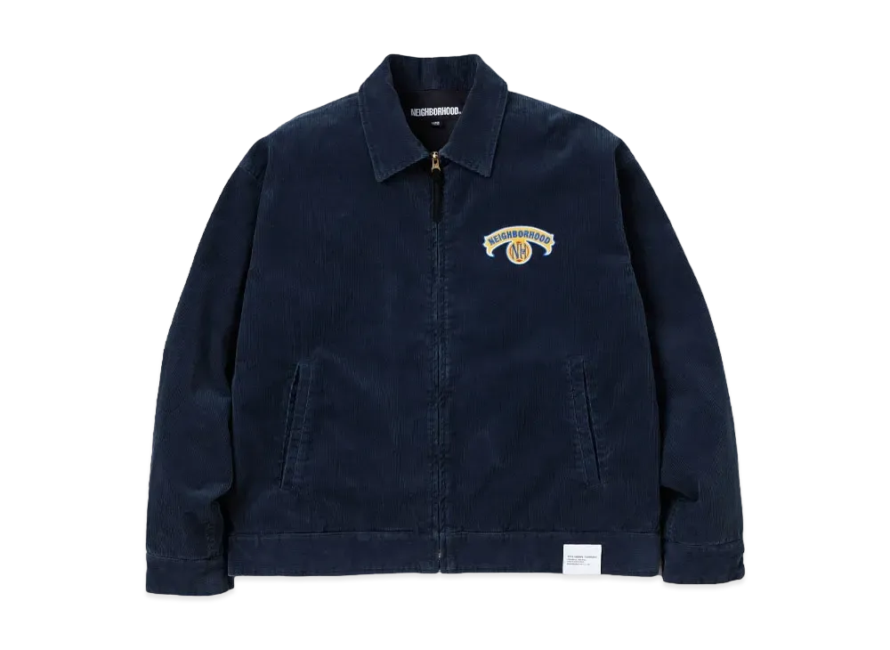 NEIGHBORHOOD Washed Corduroy Work Jacket "Navy"