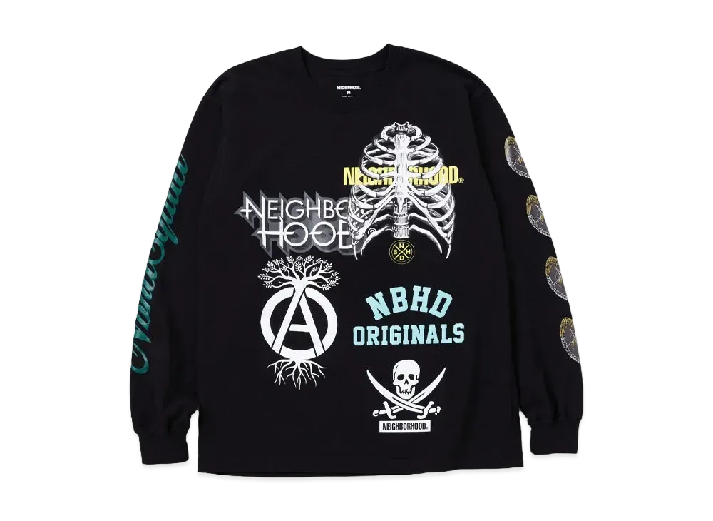 NEIGHBORHOOD NH . Tee LS-17 "Black"