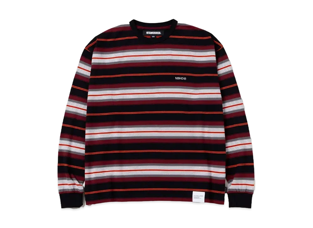 NEIGHBORHOOD Border Crewneck LS "Black"