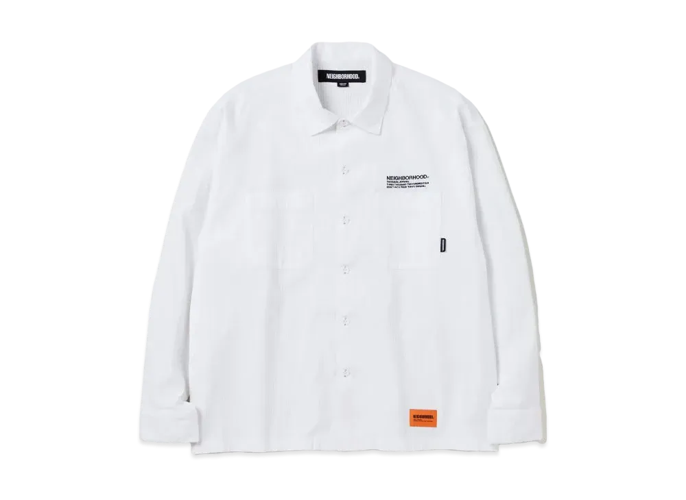 NEIGHBORHOOD Cordlane Work Shirt LS "White"