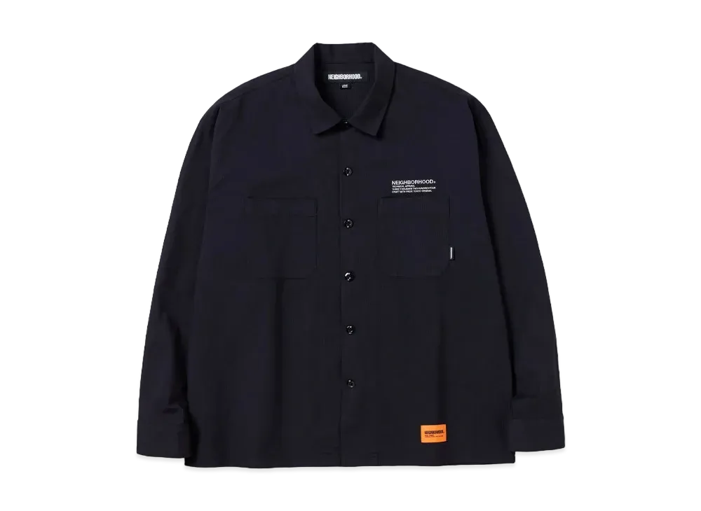 NEIGHBORHOOD Cordlane Work Shirt LS "Black"