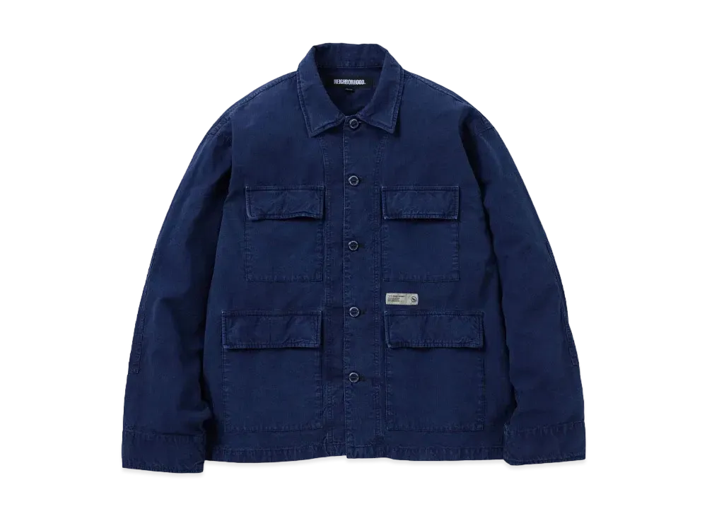 NEIGHBORHOOD Ripstop BDU Shirt LS "Navy"