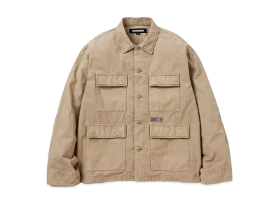 NEIGHBORHOOD Ripstop BDU Shirt LS "Beige"