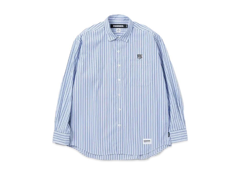 NEIGHBORHOOD TM Stripe Shirt LS "Blue"