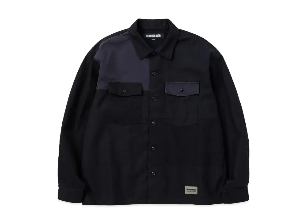 NEIGHBORHOOD RM Utility Shirt LS "Black"